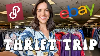 I Can't Believe I Found These BRANDS! 3 Stores! Reseller Thrift Trip. Sell on eBay Poshmark & Online