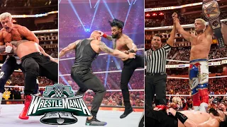 Cody Rhodes Beat Roman Reigns In WrestleMania 40 ! The Rock betrayed Roman Reigns In WrestleMania