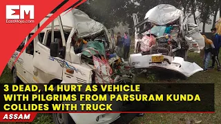 Assam: 3 dead, 14 hurt as vehicle with pilgrims collides with truck