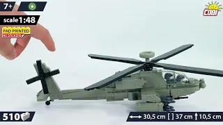 COBI-5808 AH 64 Apache helicopter brick model kit