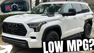 Real World MPGs After 1,000 Miles - 2023 Sequoia TRD Pro