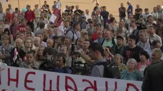 Оппозиционная акция в Минске за честные и справедливые выборы 12.09.2016