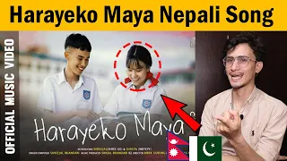 Pakistani Reaction || Nepali Song Reaction Harayeko Maya || ShreeGo Feat. Wiffeyy