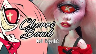 REPAINT! Cherri Bomb Hazbin Hotel Art Doll