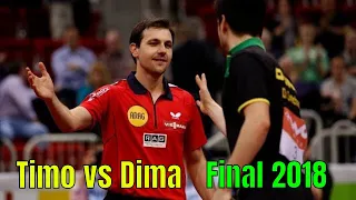 Timo Boll vs Dimitrij Ovtcharov (Final Europe Championship 2018)