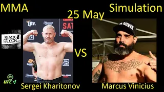 Sergei Kharitonov VS Marcus Vinicius FIGHT IN UFC 4