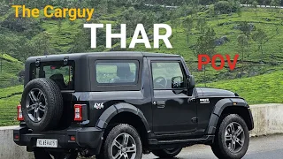 Mahindra Thar 2023 new model 4x4 POV Drive | Munnar Gap road | 2.2L MHawk Diesel | The Carguy | #8 |