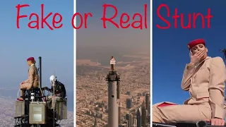 Emirates 'Flight Attendant' on Top of Burj Khalifa - Behind The Scenes Real or Fake@JazzTraveller