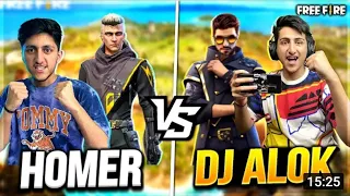 Dj Alok 🆚 Homer Best Clash Squad War - Garena Free Fire🔥#as_gaming#totalgaming#gyangaming#ninja#ff