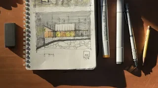 Inside My Sketchbook + An Architect's Sketching Tools