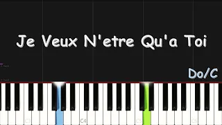 Exo - Je Veux N'etre Qu'a Toi | EASY PIANO TUTORIAL BY Extreme Midi