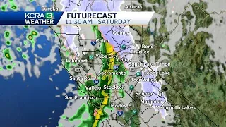 Weekend weather is looking wet with Valley rain and Sierra snow