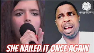 First Time Reaction To ANGELINA JORDAN Singing - Loving you (2017 Summer Performance)