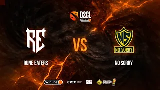 Rune Eaters vs No Sorry, Winline D2CL Season 10, bo3, game 1 [Mortalles & CrystalMay]