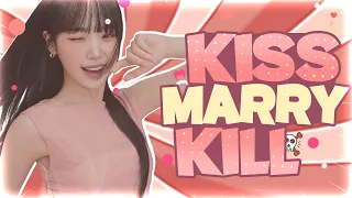 Kiss, Marry, Kill | K-pop Idols  [K-Pop Game | girl and boy group edition |  hardcore level]