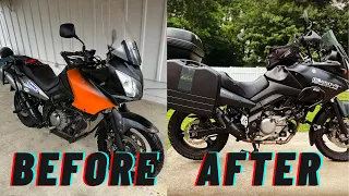 TRANSFORMATION COMPLETE! | 2007 Suzuki DL650 Vstrom | NCmotoRIDER