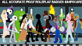 All Accurate Piggy Roleplay Badges Jumpscare - Stick Nodes Animation