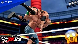 WWE 2K23 - John Cena vs. The Rock - WrestleMania 28 Main Event Match | PS5™ [4K60]