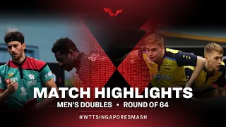 Joao Geraldo/Ibrahima Diaw vs Truls Moregard/Anton Kallberg | MD | Singapore Smash 2022 (R64)