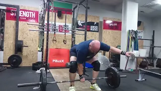 EMOM 5 min 2 Single Arm Barbell Snatch 50 kg