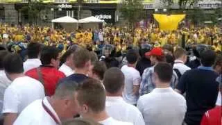 England fans in Ukraine 2012 ( kiev)