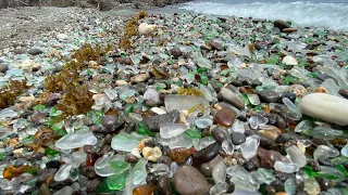 ABSOLUTELY INSANE SEA GLASS BEACH in St. Kitts!!!  10x Absolutely. Insane. 🤣🥳🏴‍☠️