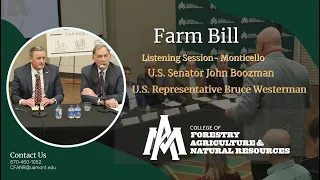 Farm Bill Listening Session (2:04:27)