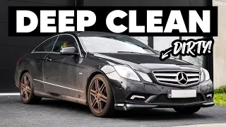 Cleaning a DIRTY Mercedes E Class - Exterior Wash