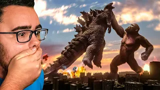 Reacting to GODZILLA vs KONG But KONG Wins!