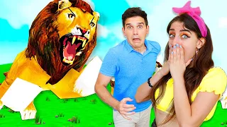 SCAPPIAMO DALLO ZOO DI ROBLOX!!LE GUARDIE CI INSEGUONO!! ESCAPE ROOM DELLO ZOO CON ANITA STORIES!!