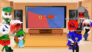 Countryhumans React To WW2 Oversimplified (Part 2) (Most Viewed Video)