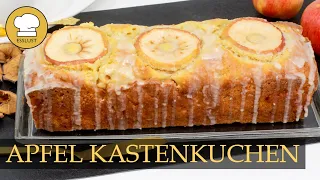 APFELKUCHEN aus der KASTENFORM - Kastenkuchen mit Äpfeln