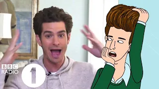 "I'm a gif!" 😂 Andrew Garfield on Bojack Horseman, Tammy Faye and improvised Spider-Man lines