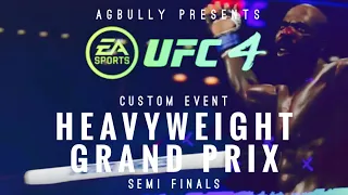 EA UFC 4 - Custom Tournament - Heavyweight Grand Prix: Semi Finals (CPU vs CPU)