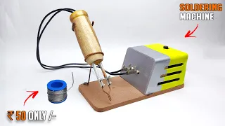 How To Make Powerful Soldering Iron At Home | Bench Soldering Iron