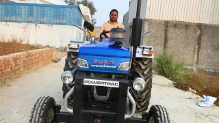 न्यू ट्रैक्टर लॉच Powertrac Euro 439 Plus 44 HP ट्रैक्टर में दिए हैं कम्पनी ने सबसे तगड़े फीचर्स