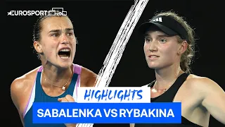 Spectacular Sabalenka-Rybakina Three-Set Classic! | Australian Open Final Highlights | Eurosport