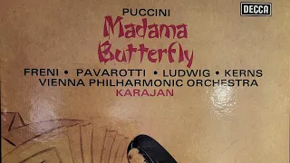 1974 Rel. Puccini Opera Madame Butterfly side5 Luciano Pavarotti Freni Karajan 푸치니오페라 나비부인5면 LPvinyl