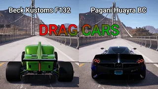 NFS Payback - Beck Kustoms F132 vs Pagani Huayra BC - Drag Cars | Drag Race