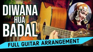 DIWANA HUA BADAL GUITAR INSTRUMENTAL COVER - KAPIL SRIVASTAVA | GET TABS, CHORDS, LESSON, DEEWANA