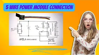 5wire power module connection CA 888.ca 888 circuit diagram.ca 888 wire fixing | ca 888 wiring