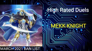 Mekk-Knight | March 2021 Banlist | High Rated Duels | Dueling Book | April 12 2021