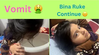 Adhi Raat Dr. K Pass Jana Pada || Nishtha Ki Vomit 🤮 nahi Ruk Rahi || Injection laga kar mila aaram