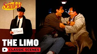 George & Jerry Assume False Identities For A Free Ride | The Limo | Seinfeld