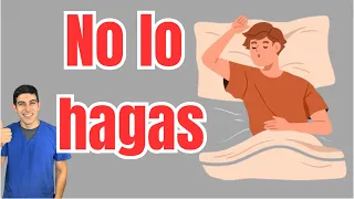 3 formas QUE NO DEBES DE DORMIR para no tener dolor al despertar