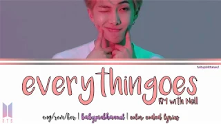 RM (알엠) - 지나가 (Everythingoes) (with Nell) Color Coded lyrics 가사 歌詞 [HAN/ROM/ENG]