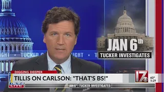 Thom Tillis responds to Tucker Carlson