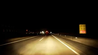 ASMR Highway Driving at Night - Chilgok-gun to Seoul in Korea (No Talking, No Music)