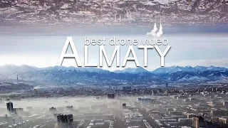 Almaty Kazakhstan Aerial Drone.