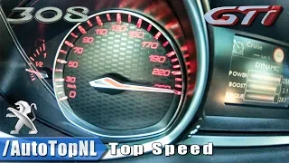 Peugeot 308 GTi 2019 263HP ACCELERATION & TOP SPEED 0-250km/h by AutoTopNL